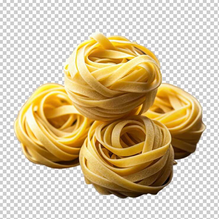 PSD ninho de pasta isolado em fundo transparente