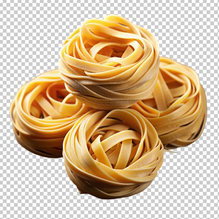 PSD ninho de pasta isolado em fundo transparente