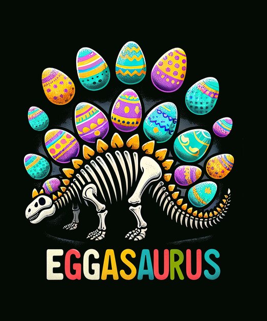 PSD niños eggasaurus pascua dinosaurio niños niños pequeños