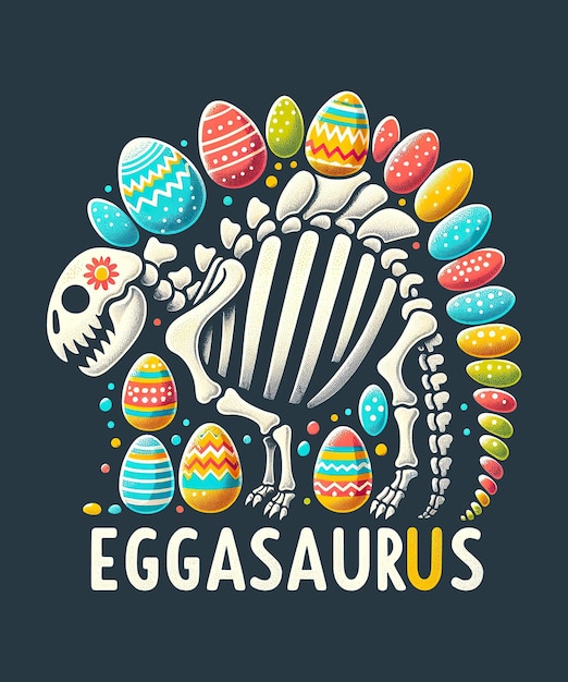 Niños Eggasaurus Pascua Dinosaurio Niños Niños Pequeños