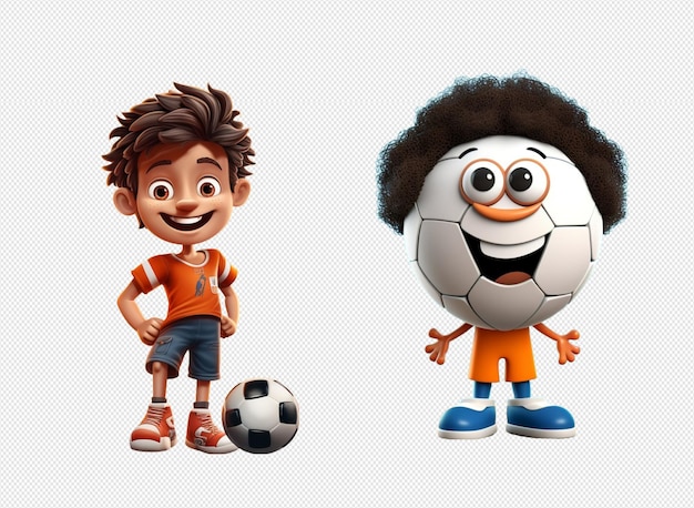 PSD niños y pelota