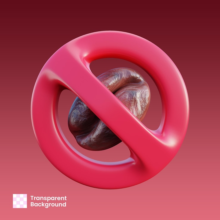 PSD no coffee sign icon
