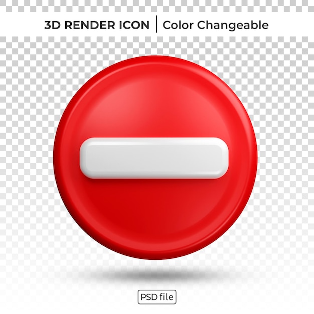 No ingrese el icono cambiable de color de representación 3d