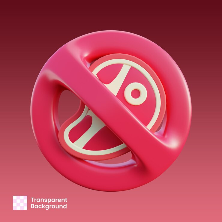 PSD no meat icon
