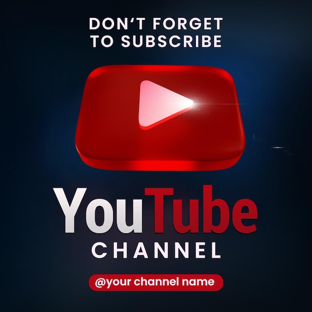 No olvides Suscribirte a mi Canal de Youtube