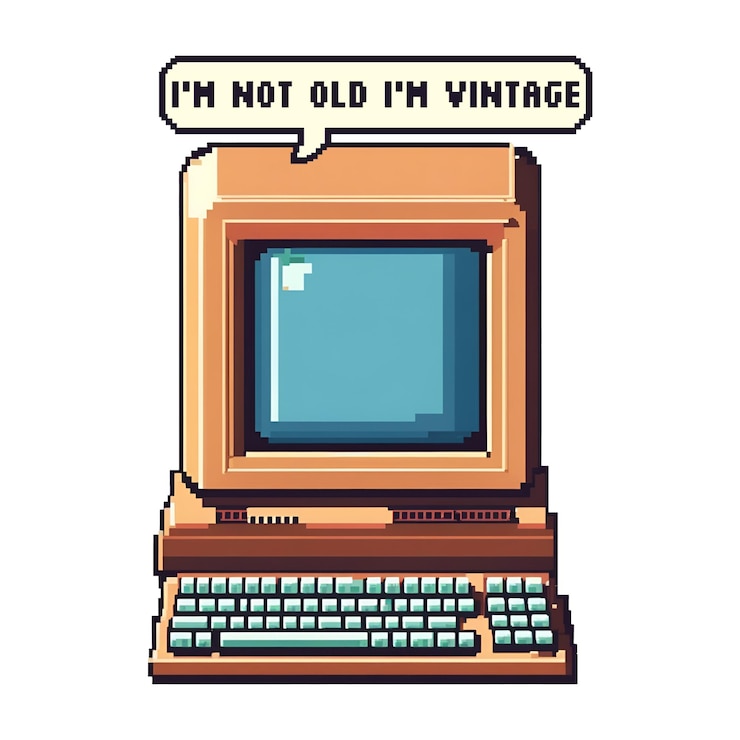 PSD no soy viejo, soy vintage para el diseño de camisetas con capucha u otras mercancías.
