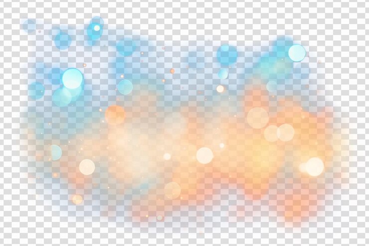 PSD la noche fría bokeh luz acuarela al aire libre
