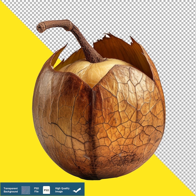 PSD noix de bété sur fond blanc arrière-plan transparent hyperréaliste png psd