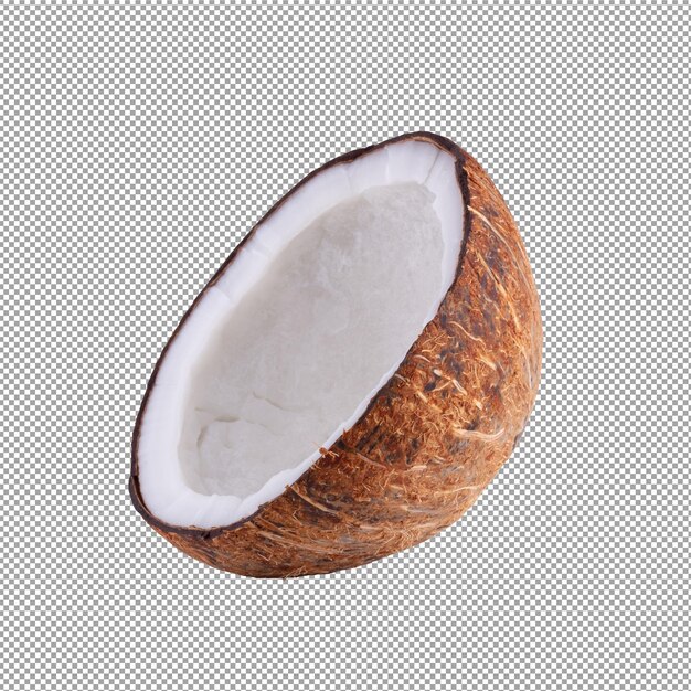 Noix De Coco Isolée Sur Fond Alpha