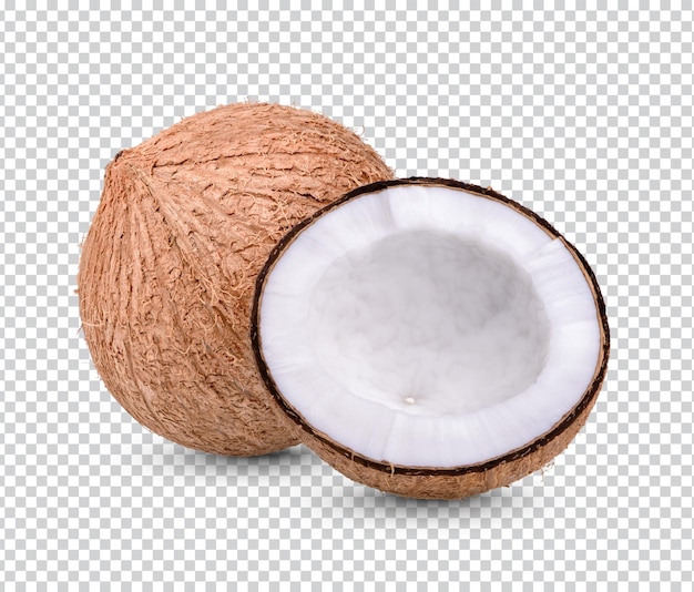 Noix de coco isolée