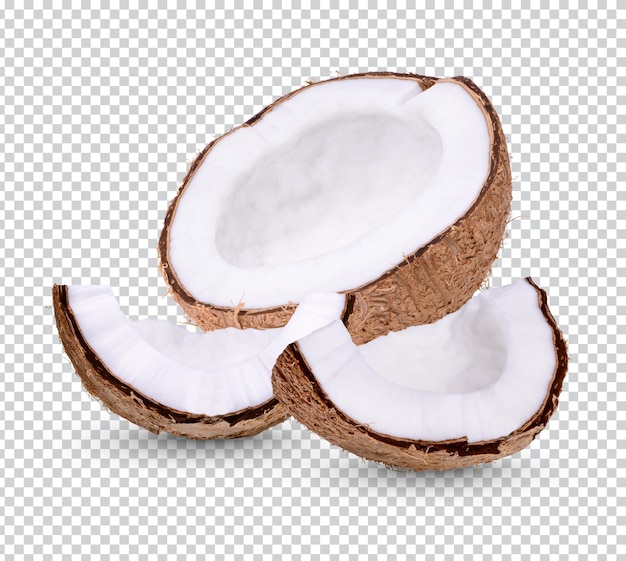 Noix de coco isolée