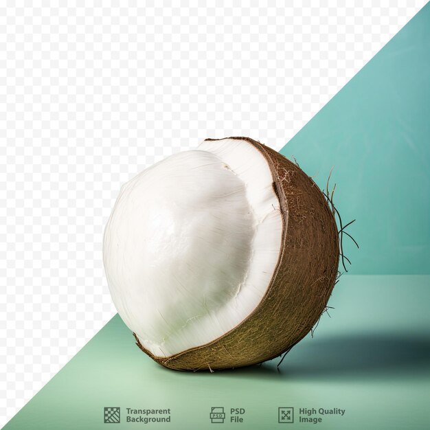 Une Noix De Coco Avec Le Mot Coco Dessus