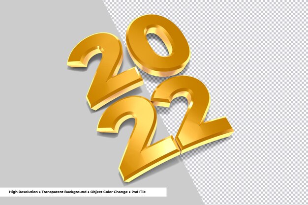 Nombre d'or du rendu 3D du nouvel an 2022