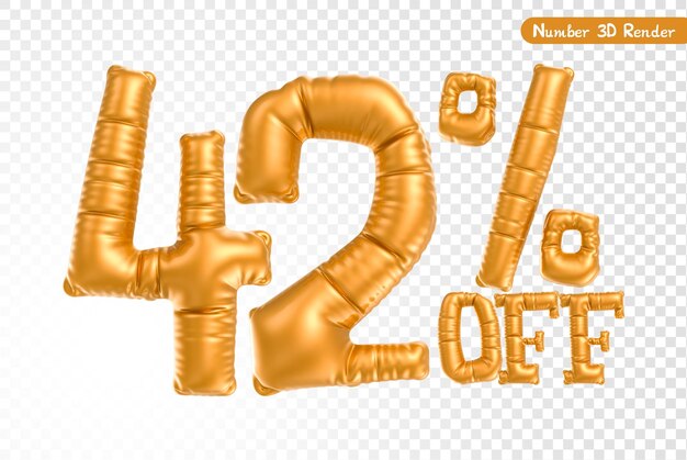 Nombre d'or rendu 3D