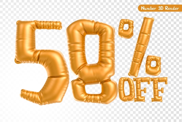 Nombre d'or rendu 3D