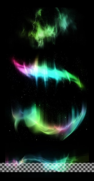 Nordlichter der Aurora Borealis