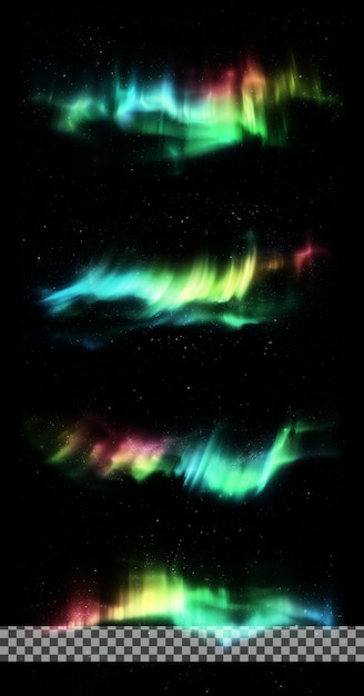 PSD nordlichter der aurora borealis