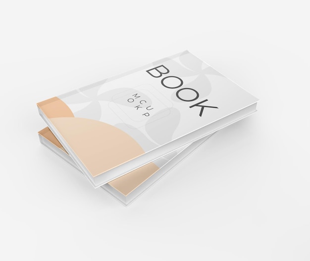 Nota realista 3D e maquete de livro