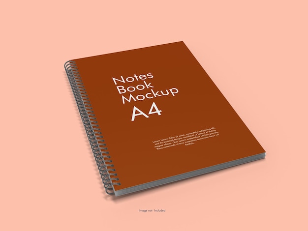 Note Book Mockup A4