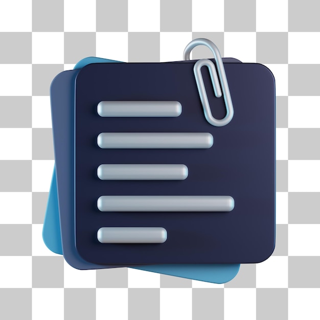 Notebook 3d-symbol