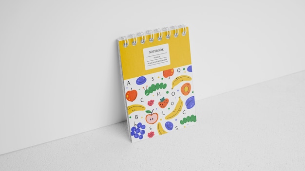 PSD notebook-cover-mockup-design