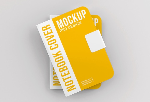 Notebook-Design-Mockup für die Business-Präsentation