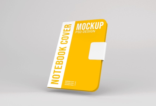Notebook-Design-Mockup für die Business-Präsentation