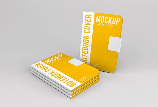 Notebook-Design-Mockup für die Business-Präsentation