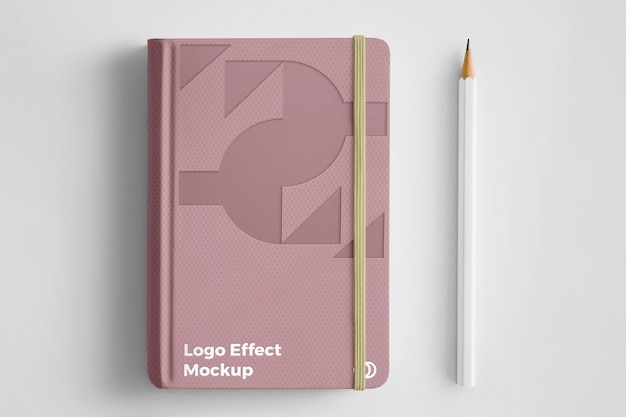 Notebook im Studio-Mockup