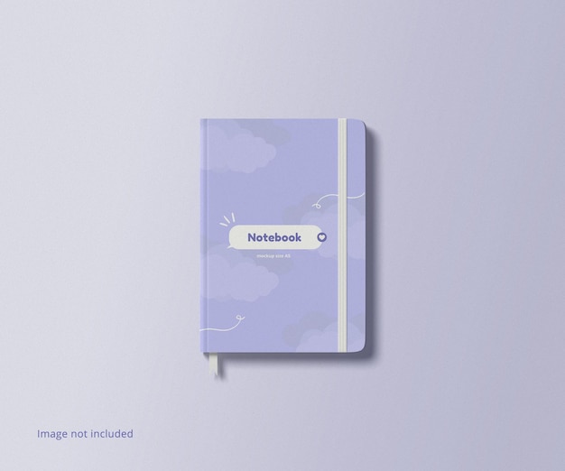 Notebook libero mockup vettore