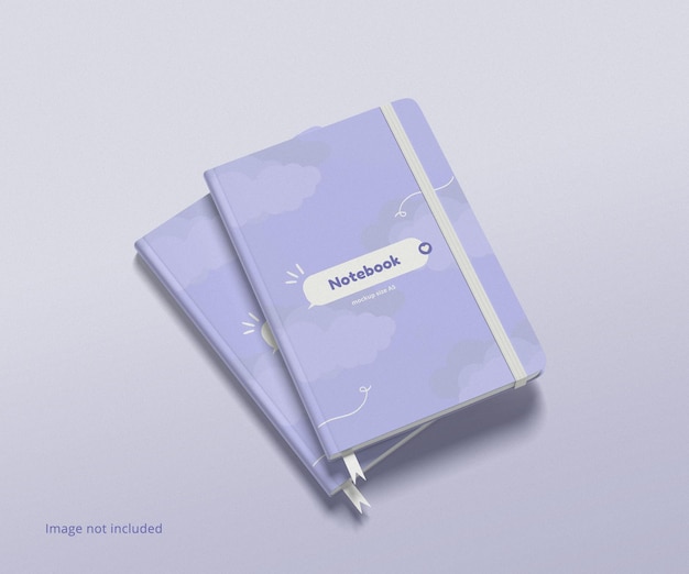Notebook libero mockup vettore