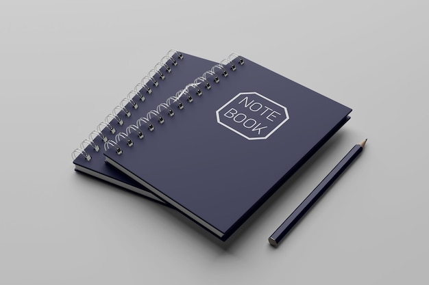 PSD notebook livre mockup vetor