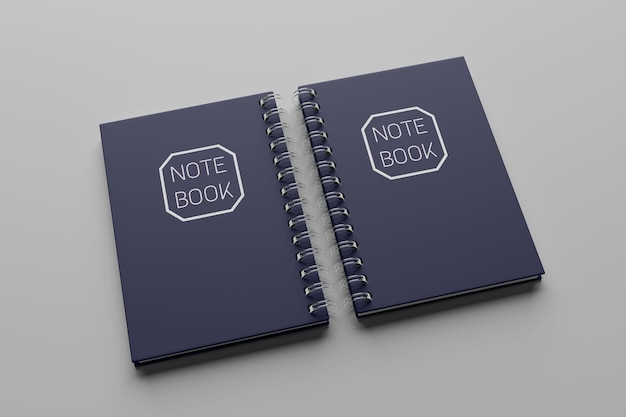 PSD notebook livre mockup vetor