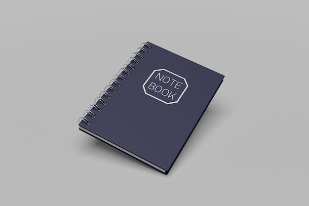 Notebook livre mockup vetor