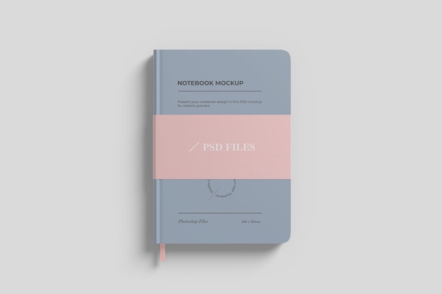 Notebook Mockup con etichetta