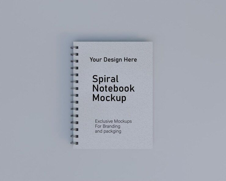Notebook-Mockup-Design Realestics Nootpad-Design