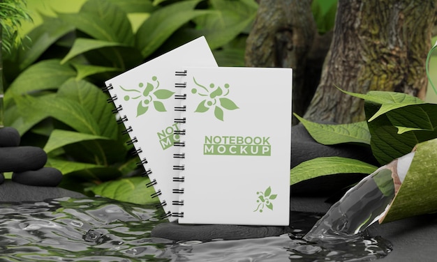 Notebook-Modell mit Naturkonzept