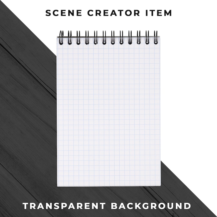 PSD notebook-objekt transparent psd