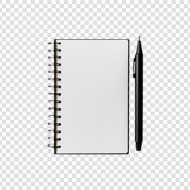 Notebook-Papier Isoliert auf durchsichtigem Hintergrund