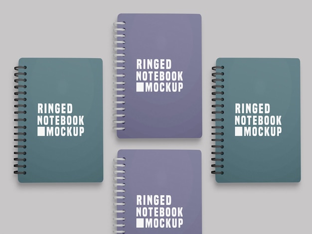 Notebook set mockup