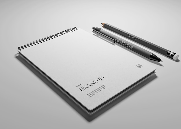 PSD notepad-modell