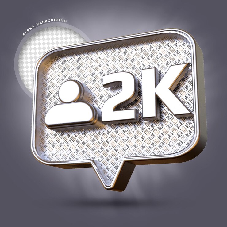 PSD notificación 3d de seguidores de instagram
