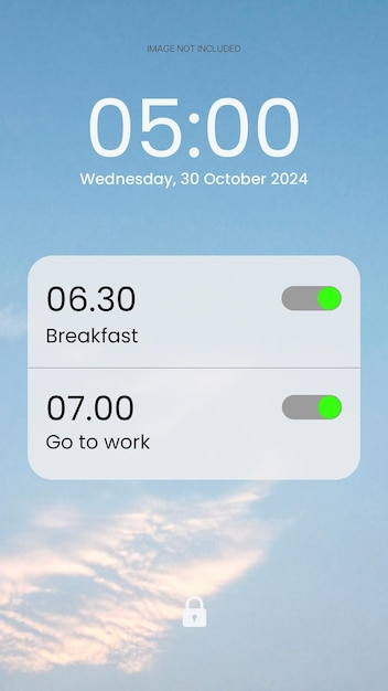 Notification Breakfast Instagram Story Template