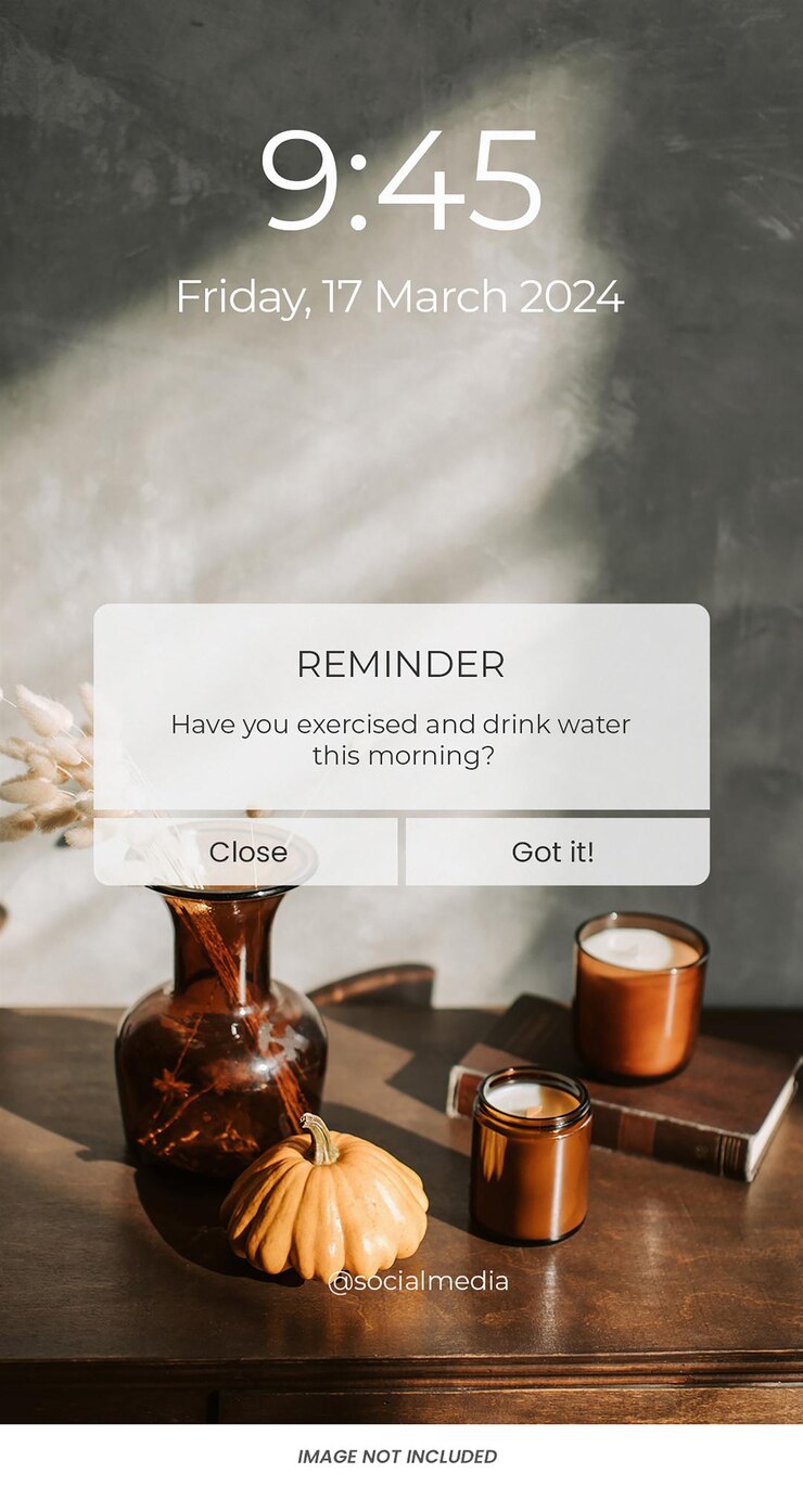 Notification Reminder Instagram Stories Template Psd Design Social media layout reminder
