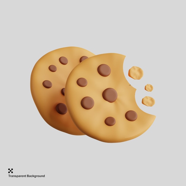 nourriture de biscuits 3d