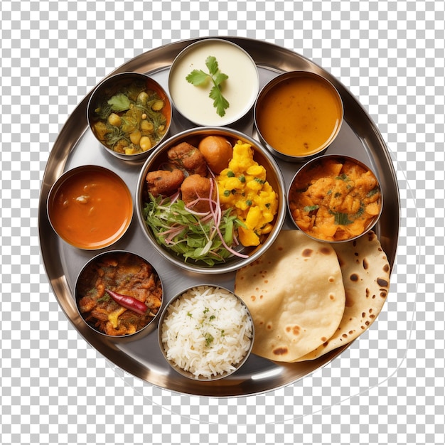 PSD la nourriture indienne la nourriture indienne thali thali nord-indien