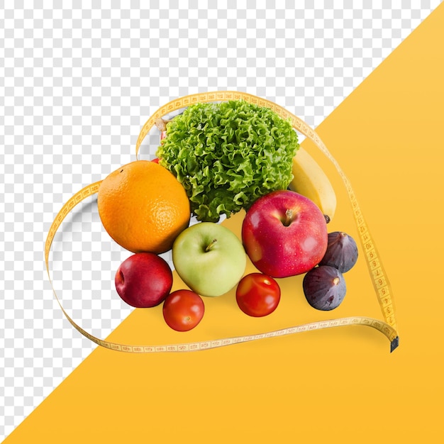 Nourriture saine et concept de perte de poids
