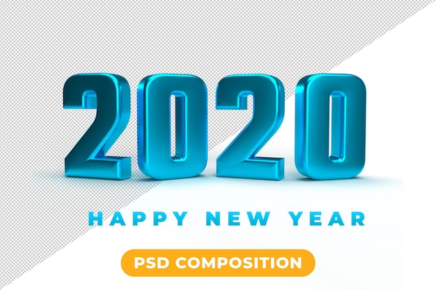 PSD nouvel an 2022 creative design concept rendu 3d