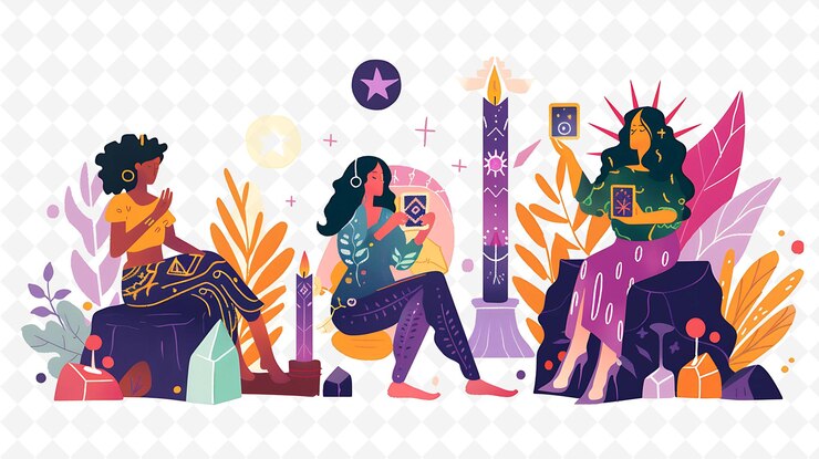 PSD une nouvelle illustration d'un couple avec un arbre de noël et une étoile au sommet