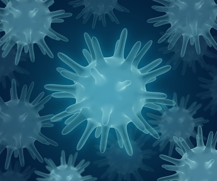 PSD nouvelle illustration du coronavirus